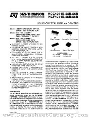 HCC4054B datasheet pdf SGS Thomson Microelectronics
