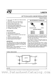 L4957A datasheet pdf SGS Thomson Microelectronics
