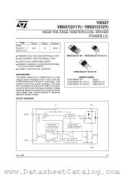 VB027(011Y) datasheet pdf SGS Thomson Microelectronics