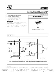STA7056 datasheet pdf SGS Thomson Microelectronics
