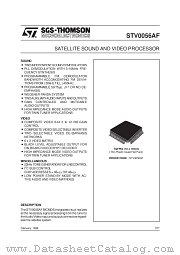 STV0056AF datasheet pdf SGS Thomson Microelectronics