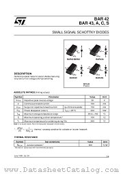 BAR43S datasheet pdf SGS Thomson Microelectronics