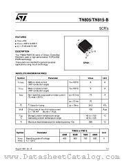 TN805 datasheet pdf SGS Thomson Microelectronics