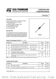 1.5KE6V8A/440A datasheet pdf SGS Thomson Microelectronics