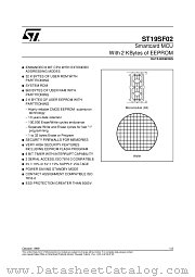 ST19SF02 datasheet pdf SGS Thomson Microelectronics