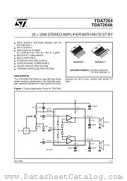 TDA7264A datasheet pdf SGS Thomson Microelectronics