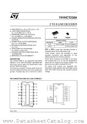 74VHCT238A datasheet pdf SGS Thomson Microelectronics