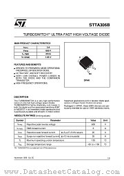 STTA306B datasheet pdf SGS Thomson Microelectronics