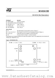 M14C04-DD datasheet pdf SGS Thomson Microelectronics