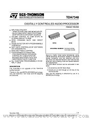 TDA7348 datasheet pdf SGS Thomson Microelectronics