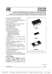 ST62E30B datasheet pdf SGS Thomson Microelectronics
