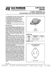 LM238 datasheet pdf SGS Thomson Microelectronics