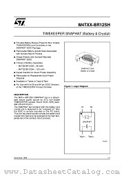 M4TXX-BR12SH datasheet pdf SGS Thomson Microelectronics