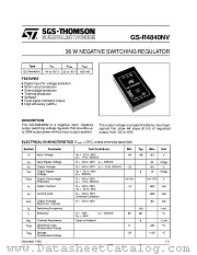 GS-R4840NV datasheet pdf SGS Thomson Microelectronics