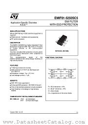 EMIF01-5250SC5 datasheet pdf SGS Thomson Microelectronics