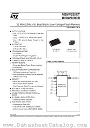 M28W320CB datasheet pdf SGS Thomson Microelectronics