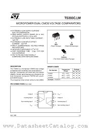 TS393M datasheet pdf SGS Thomson Microelectronics