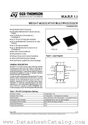 W.A.R.P.-1.1 datasheet pdf SGS Thomson Microelectronics