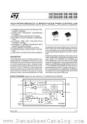 UC2842B datasheet pdf SGS Thomson Microelectronics