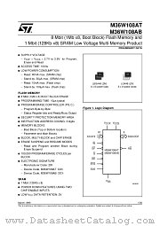 M36W108AB datasheet pdf SGS Thomson Microelectronics
