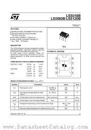 LS5018B datasheet pdf SGS Thomson Microelectronics