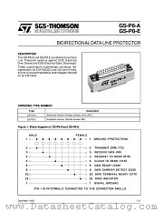 GS-P8-E datasheet pdf SGS Thomson Microelectronics