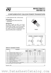 BD712 datasheet pdf SGS Thomson Microelectronics