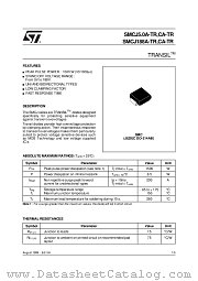 SMCJ5.0CA-TR datasheet pdf SGS Thomson Microelectronics