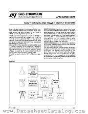 AN644 datasheet pdf SGS Thomson Microelectronics