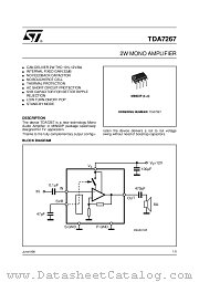 TDA7267 datasheet pdf SGS Thomson Microelectronics