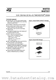 M48T35Y-70PC1 datasheet pdf SGS Thomson Microelectronics