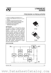 L7800AB-SERIES datasheet pdf SGS Thomson Microelectronics