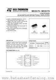 MC35174 datasheet pdf SGS Thomson Microelectronics