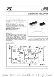 L4963 datasheet pdf SGS Thomson Microelectronics