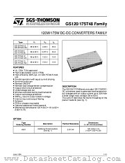 GS120T48 datasheet pdf SGS Thomson Microelectronics