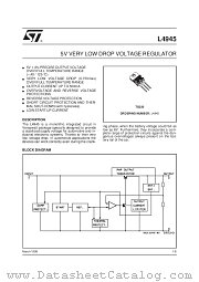 L4945 datasheet pdf SGS Thomson Microelectronics