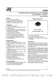 L6269 datasheet pdf SGS Thomson Microelectronics
