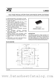 L4952 datasheet pdf SGS Thomson Microelectronics