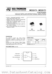 MC35171 datasheet pdf SGS Thomson Microelectronics