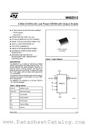 M68Z512 datasheet pdf SGS Thomson Microelectronics