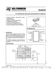TDA2270 datasheet pdf SGS Thomson Microelectronics