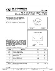 SD1650 datasheet pdf SGS Thomson Microelectronics