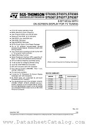 ST6367B datasheet pdf SGS Thomson Microelectronics