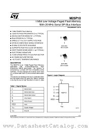 M25P10 datasheet pdf SGS Thomson Microelectronics