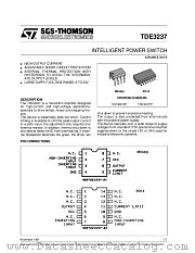 TDE3237 datasheet pdf SGS Thomson Microelectronics