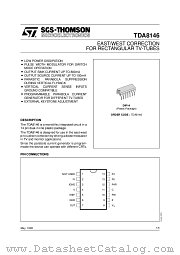 TDA8146 datasheet pdf SGS Thomson Microelectronics