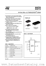 M48T08 datasheet pdf SGS Thomson Microelectronics