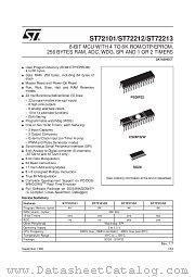 ST72101 datasheet pdf SGS Thomson Microelectronics
