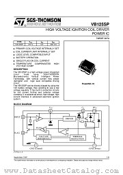 VB125SP datasheet pdf SGS Thomson Microelectronics