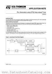 AN592 datasheet pdf SGS Thomson Microelectronics